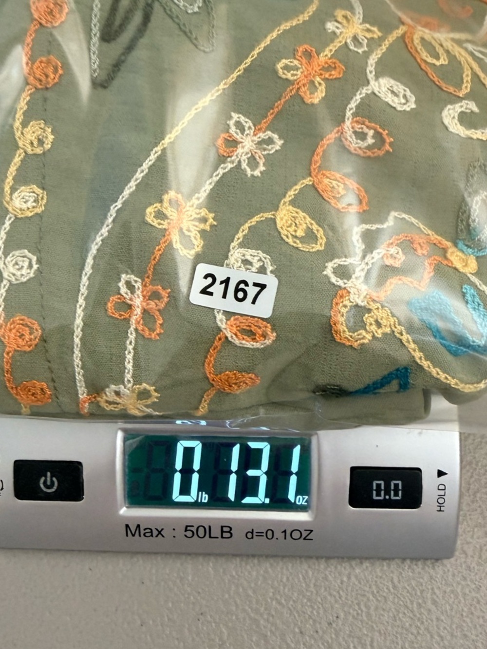 Liv Los Angeles Embroidered Wide Leg Pull On Pants Size Medium Olive Green Boho - Picture 11 of 11
